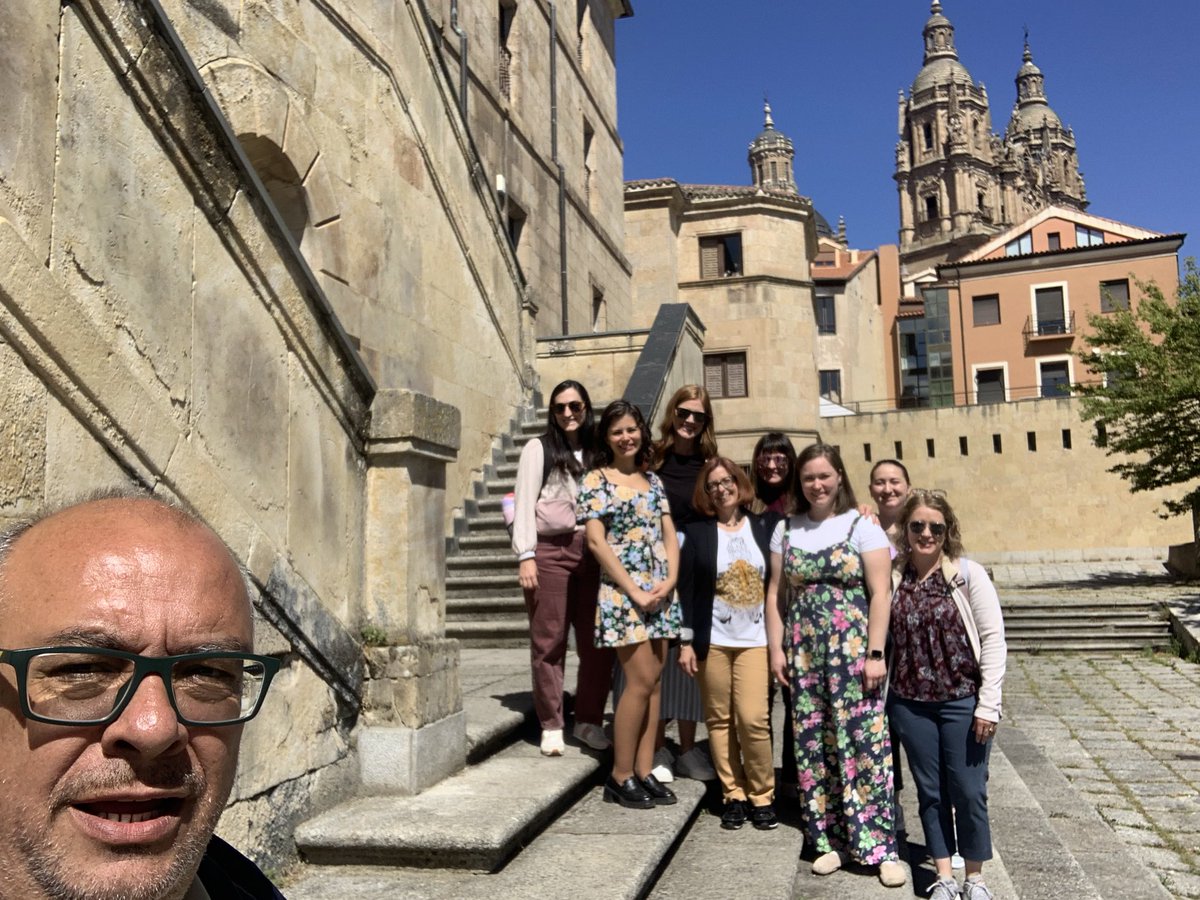 Hoy iniciamos en Salamanca el periplo de la 9 promoción del Doble Master de @jmu y <a href="/usal/">Universidad de Salamanca</a> de Español y Cultura para Educadores. jmu.edu/slcmasters/ind…