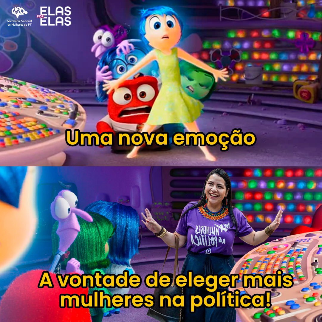 MulheresPT's tweet photo. Entrando na onda dos Divertidamente 😂
Brincadeiras a parte, a verdade é que esse sentimento é antigo e está se concretizando, cada vez mais, com o projeto Elas por Elas, desde 2018. Somos mais a cada eleição, mas queremos muito mais!
#mulherespt #elasporelas #mulheresnapolitica https://t.co/mP7UIxDtF9