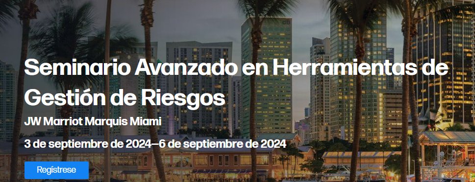 ¡Inscríbase hoy mismo!
Seminario Avanzado en Herramientas de Gestión de Riesgos (cventevents.com).
Para: Productores de cereales, oleaginosas, algodón y ganado bovino y porcino, comercializadores, consumidores finales, exportadores y entidades gubernamentales <a href="/StoneX_MIG/">StoneX Miami Grains</a>
