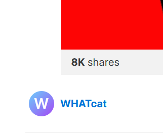 Elon_Emc2's tweet photo. The $WHAT Cat Gif has been shared 8,000 times now!  🚀

#crofam #MEMECOİNS #MEMECOİN #MemeCommunity #meme #cronos_chain https://t.co/DP00cSGHVt