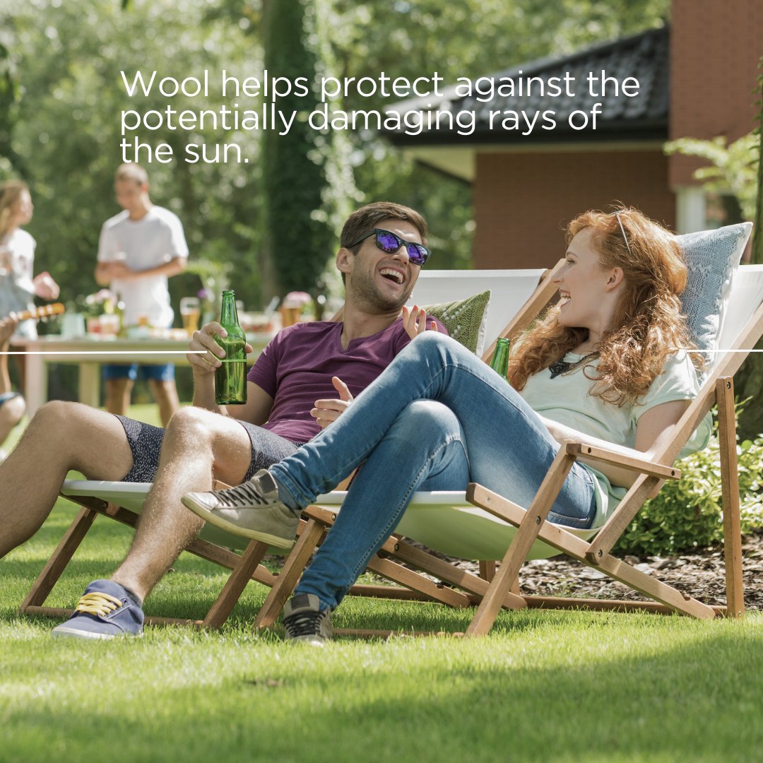ExperienceWool's tweet image. Wool is breathable, durable, flexible, and bacteriostatic; no synthetic product. There is no more versatile or reliable choice for all-season comfort, protection, and performance.

Today’s surprising fact about wool: It’s naturally has a UV protection of 30+

#experiencewool