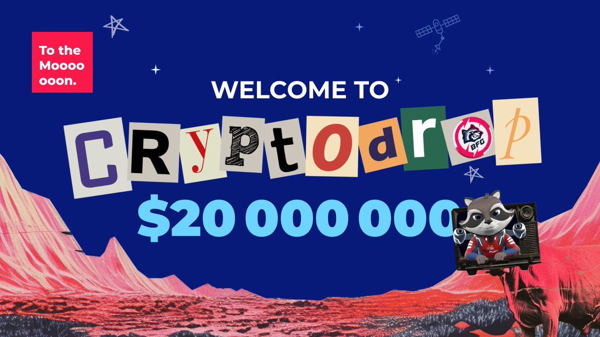 🎁SORTEAZO DE 200$ 🎁

¡Juega para ganar con BetFury! Esta vez tenemos un bot en Telegram, CryptoDrop, que regalará +20M $ en tokens $BFG a los participantes. Y han querido hacer un sorteo conmigo de 200$.

El juego, lanzado por la famosa plataforma BetFury, es gratis y no