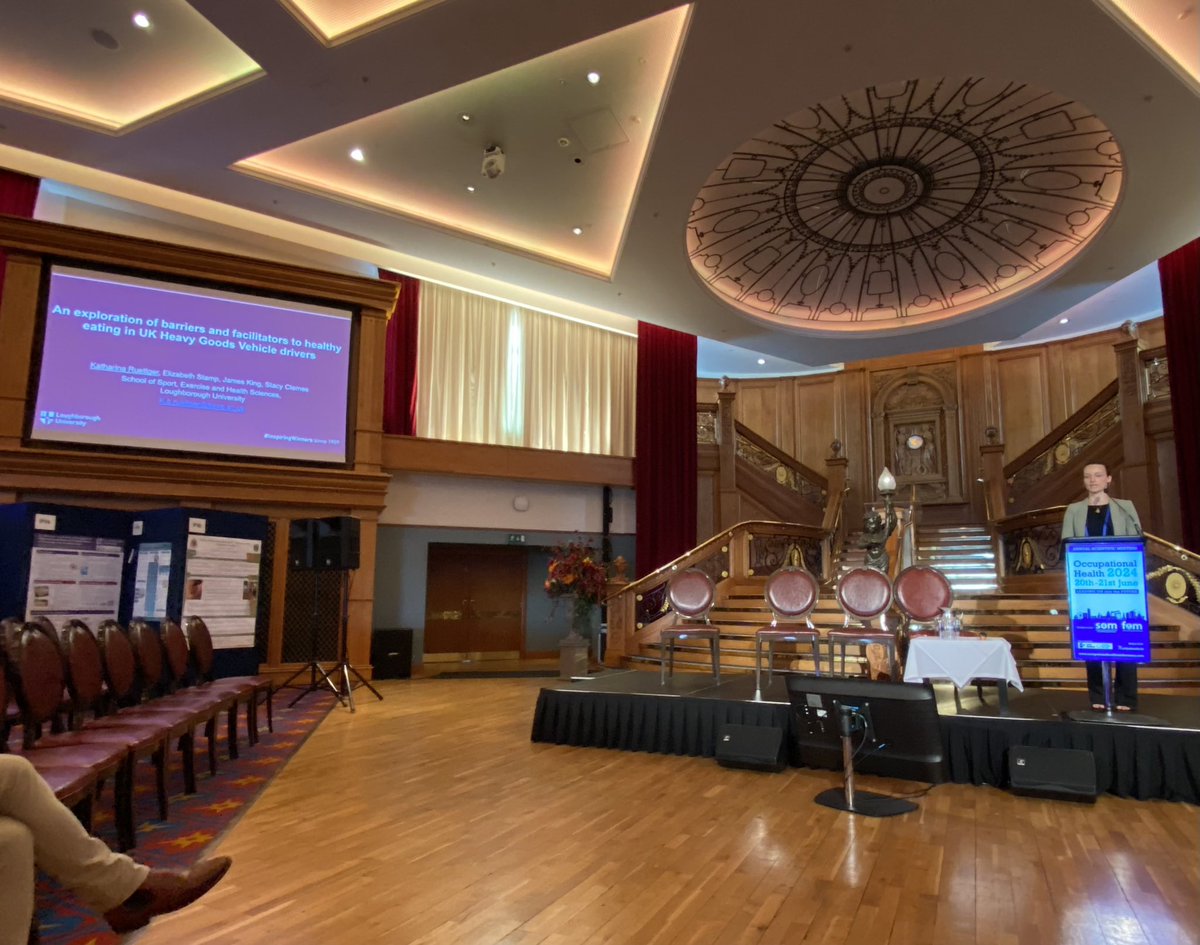 Stacy Clemes (@stacyclemes) on Twitter photo Fantastic presentation by <a href="/Katha_Ruettger/">Katharina Ruettger</a> on her final PhD study exploring barriers and facilitators to healthy eating in HGV drivers at the #OccHealth24 conference at Titanic Belfast <a href="/LboroSSEHS/">LboroSSEHS</a> Fantastic presentation by <a href="/Katha_Ruettger/">Katharina Ruettger</a> on her final PhD study exploring barriers and facilitators to healthy eating in HGV drivers at the #OccHealth24 conference at Titanic Belfast <a href="/LboroSSEHS/">LboroSSEHS</a>