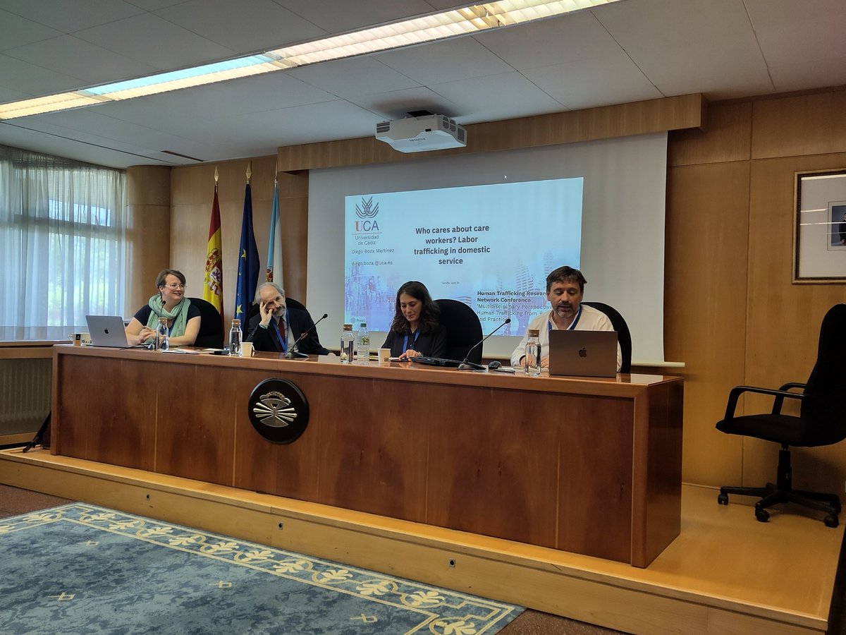 Gillian Kane (@gilliankane87) on Twitter photo Lunch is over and we are back for a panel on labour exploitation, chaired by <a href="/weatherburn_amy/">Dr Amy Weatherburn</a>, with contributions from @LeuzziGiovanna, <a href="/dbozam/">Diego Boza Martínez</a>, and Prof Zbigniew Lasocik.
#HTRNConf24 Lunch is over and we are back for a panel on labour exploitation, chaired by <a href="/weatherburn_amy/">Dr Amy Weatherburn</a>, with contributions from @LeuzziGiovanna, <a href="/dbozam/">Diego Boza Martínez</a>, and Prof Zbigniew Lasocik.
#HTRNConf24