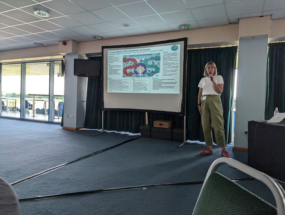 Ella Savage presenting the Virtual Ward initiation of NIV in Leeds.
#BrewingBrilliance