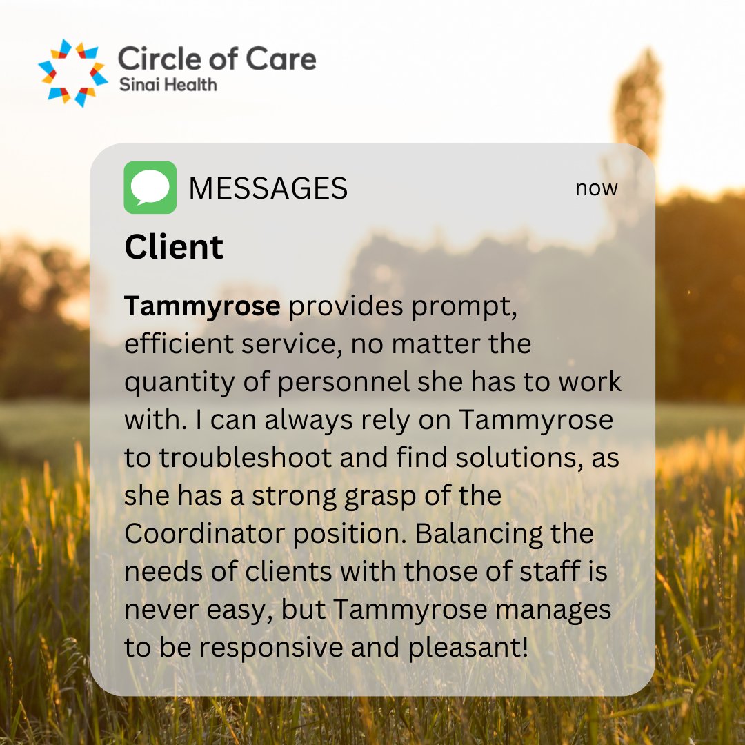 We’re proud to showcase our #ValuesInAction thanks to daily feedback from clients, caregivers and community partners. Our #ChampionsOfCare employee recognition program shines a spotlight on our people who go above and beyond. Share your experience here: bit.ly/3JnwYpg