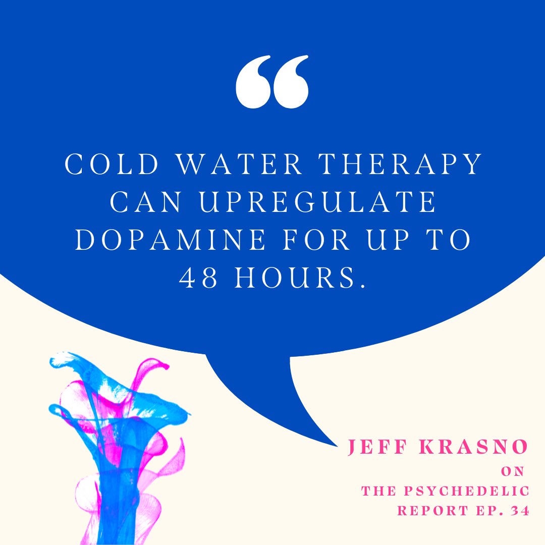 Turn stress into your ally. 

<a href="/jeffkrasno/">Jeff Krasno</a> of <a href="/onecommune/">Commune</a> came on The Psychedelic Report pod to discuss how #eustress such as cold water therapy can boost the release of feel-good dopamine, plus more techniques for #resilience: podcasts.apple.com/us/podcast/emb…