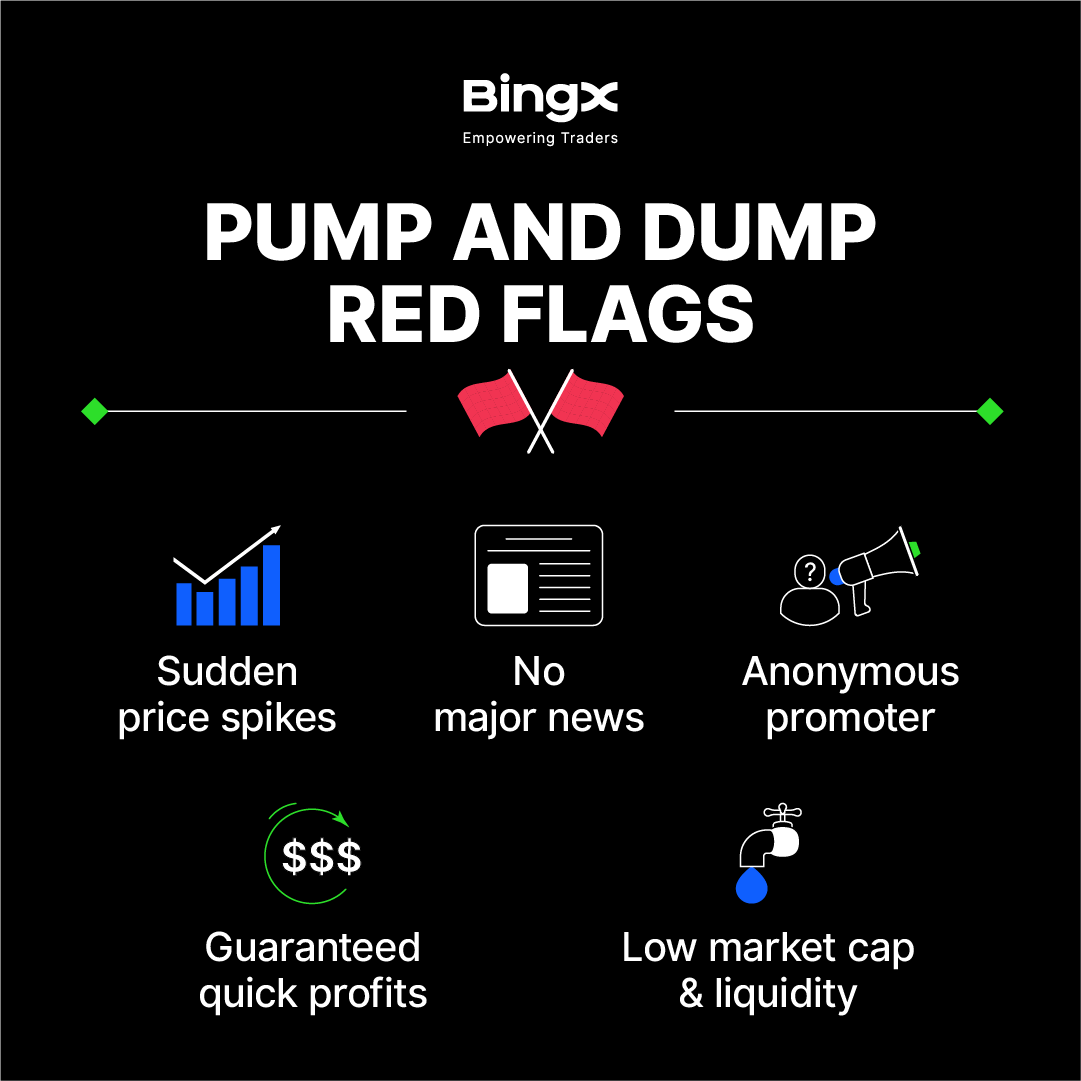 Some tokens pump – and then dump! Watch out for these red flags 🚩🚩🚩 👉  Become a crypto expert – subscribe to our YouTube page at  https://t.co/aUUTBzrf9R #BingXLearn