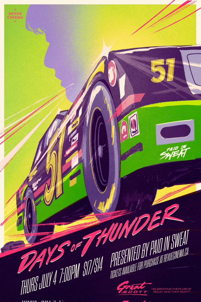 Paid in Sweat (@paidinsweat) on Twitter photo Do you have your ticket yet? It's going to be so choice. If you have the means, we highly recommend picking one up
DAYS OF THUNDER ๐ 4TH OF JULY <a href="/RevueCinema/">Revue Cinema</a> ๐ ๐: in bio! #greatscott
Cop one of these wicked posters designed by <a href="/montadrew/">Drew Shannon</a> on the night! Do you have your ticket yet? It's going to be so choice. If you have the means, we highly recommend picking one up
DAYS OF THUNDER ๐ 4TH OF JULY <a href="/RevueCinema/">Revue Cinema</a> ๐ ๐: in bio! #greatscott
Cop one of these wicked posters designed by <a href="/montadrew/">Drew Shannon</a> on the night!