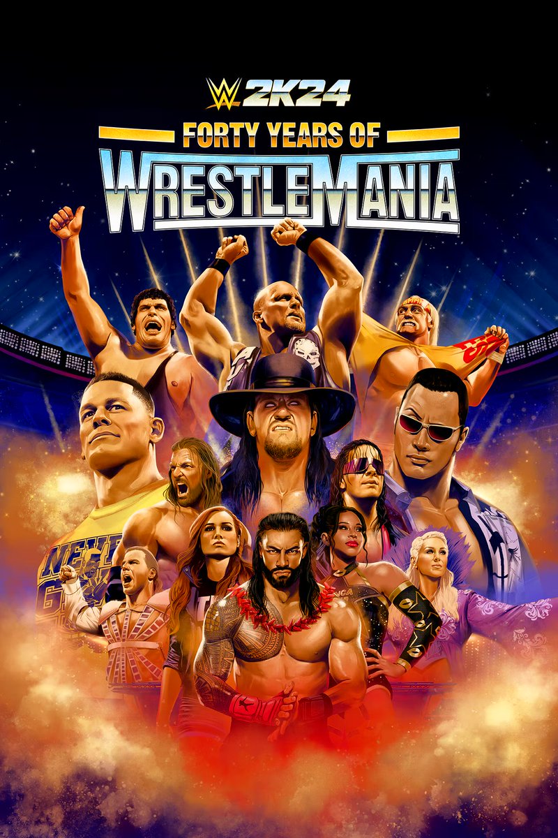 WWE2K24 FORTY YEARS OF WRESTLEMANIA EDITION Giveaway ‼️‼️‼️

How to enter?  

✅Follow <a href="/HaangEmHiigh/">V. ✨♥️♥️🕷️🐝</a> &amp; <a href="/Wrenaissance/">The Wrenaissance Era</a>

✅Tag someone in the comments. (tag me if you want idc)  

✅ and RE-TWEET

GOOD LUCK. ✌🏾❤️

(we are picking a winner in two weeks!)