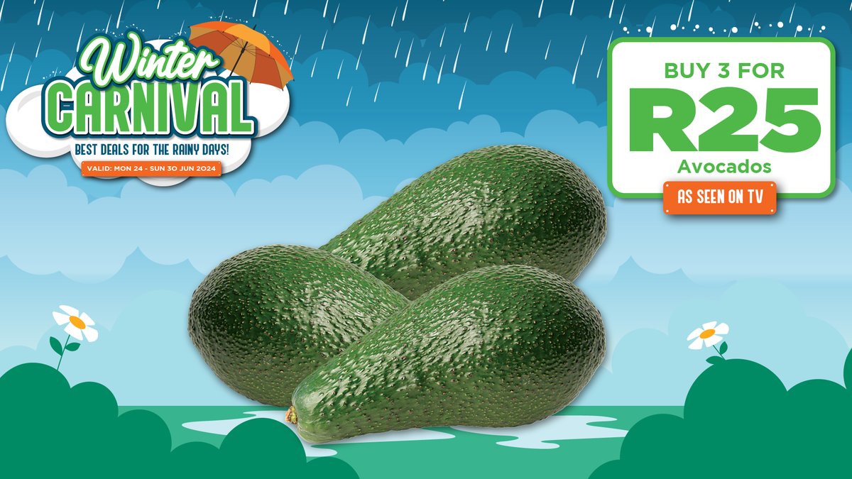 Winter Carnival is HERE!!😜❄️🔥 Those cold &amp; rainy days are for cozy vibes and amazing FreshStop deals! 🤩

Deals are valid from 24 -30 July 2024.
See more deals here👉 freshstop.co.za/specials/

#FreshStop #FillUpfreshUp #WintrCarnival #Deals #WinterDeals
