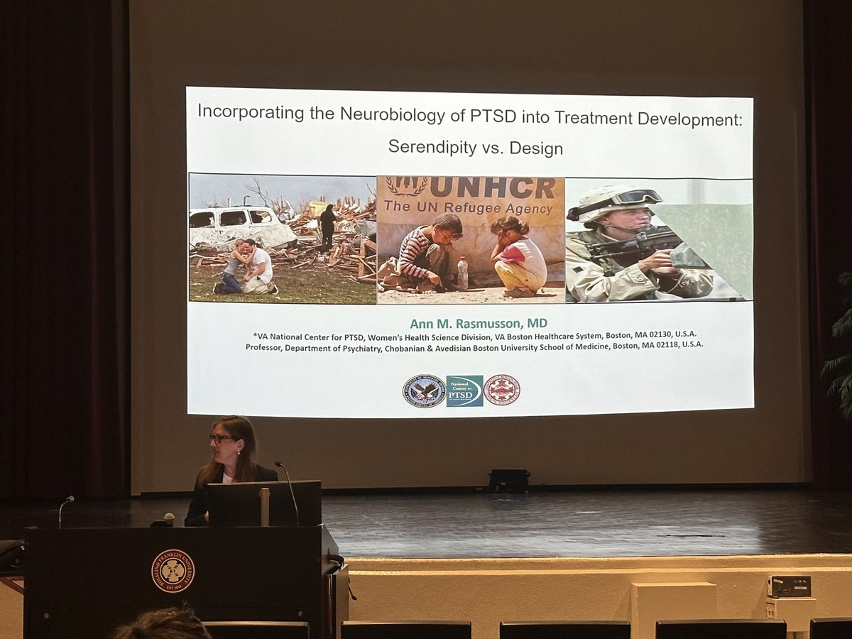 Ann Rasmusson (VA Boston, BU) starting her Keynote at ASPET-GLC.