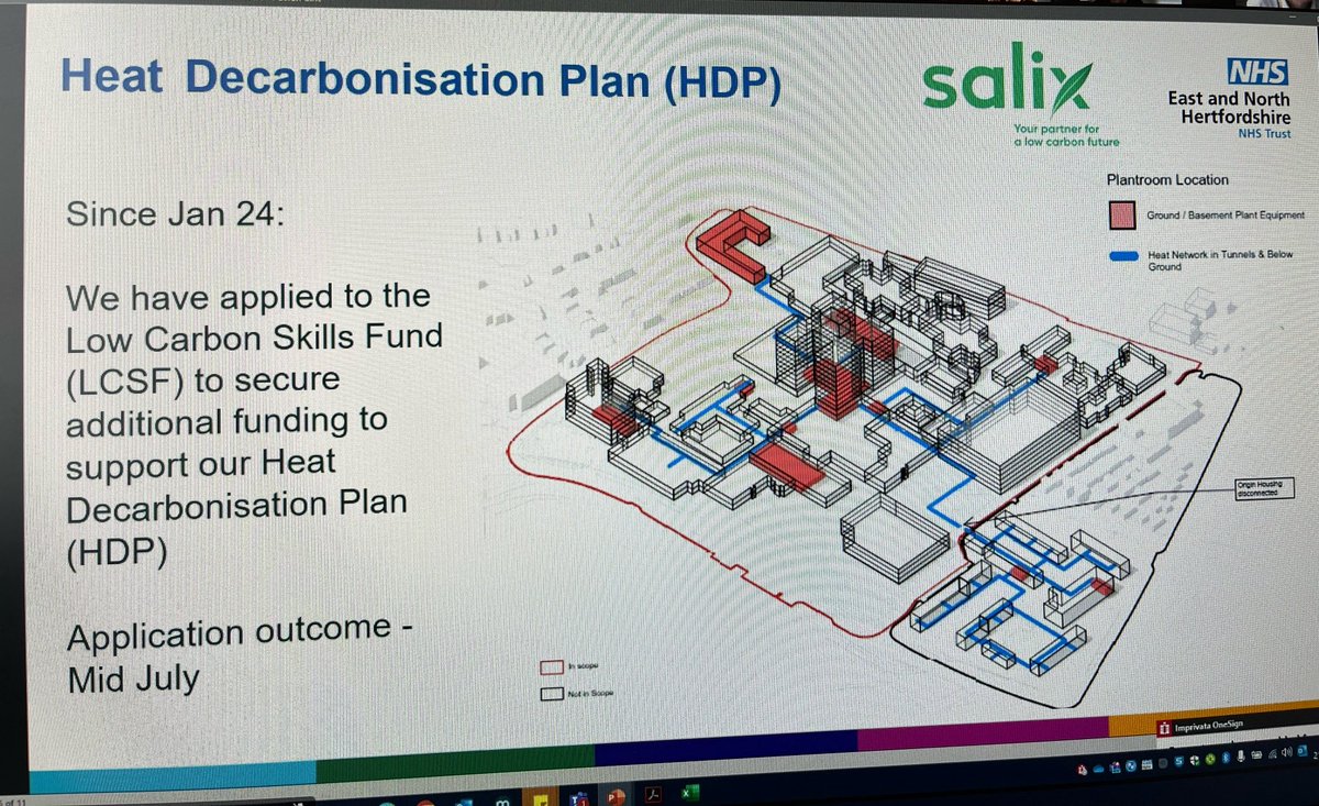 Really exciting to hear our plans for decarbonisation ⁦<a href="/enherts/">East and North Hertfordshire Teaching NHS Trust</a>⁩