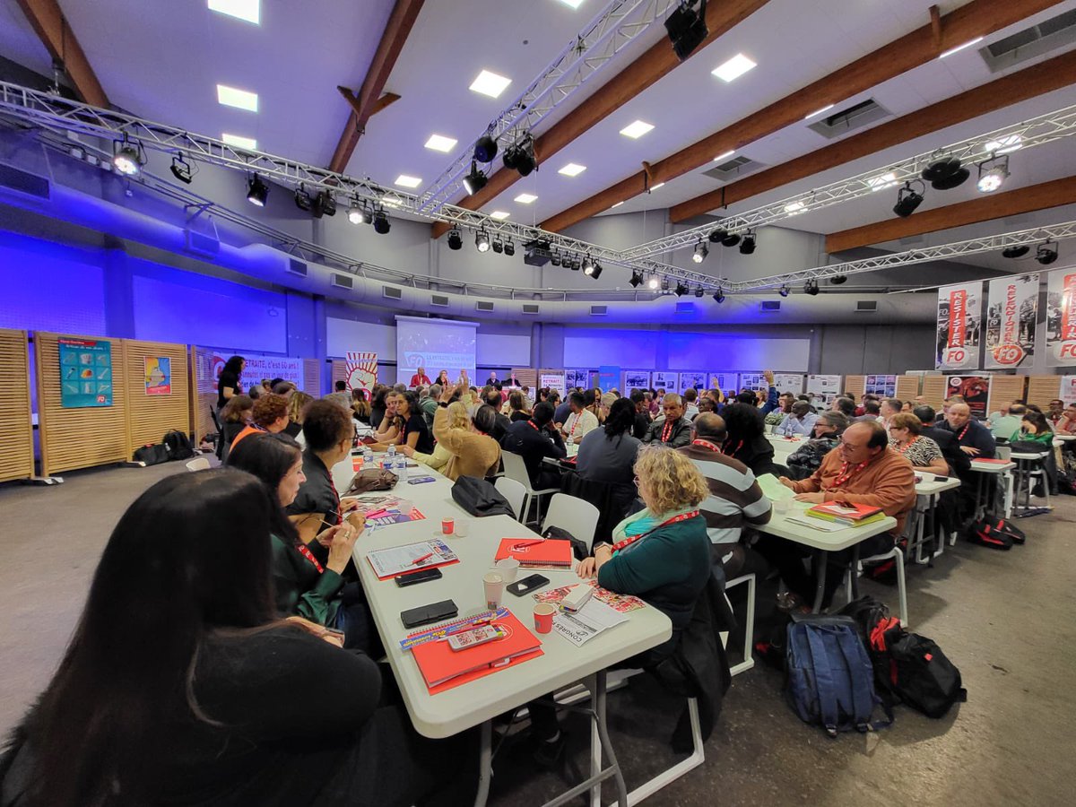 XIIIe Congrès de l’Union Départementale du 91 à la Bourse du Travail d’Evry.
Les militants de la Fédération des employés et cadres FO se succèdent à la tribune !
#fecfo #FO