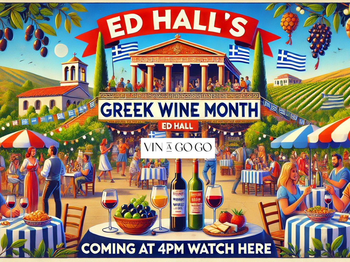 We're live at 4pm with MASSIVE NEWS. Don't miss out on great deals on the best Greek wines!