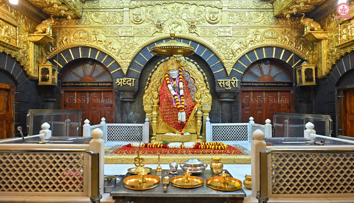SSSTShirdi's tweet photo. *!! ॐ साई राम !!*
*श्री साईबाबा संस्थान विश्वस्त व्यवस्था,शिर्डी*
*!! ॐ Sai Ram !!*
*Shri Saibaba Sansthan Trust, Shirdi*
≈≈≈≈≈≈≈≈≈≈≈≈≈≈≈≈≈
 *आरती :-धुपारती* 
*शुक्रवार २१ जून २०२४*    
*Aarti :-Dhooparti*
*Friday 21 June  2024* https://t.co/5Eg2dsqk8z