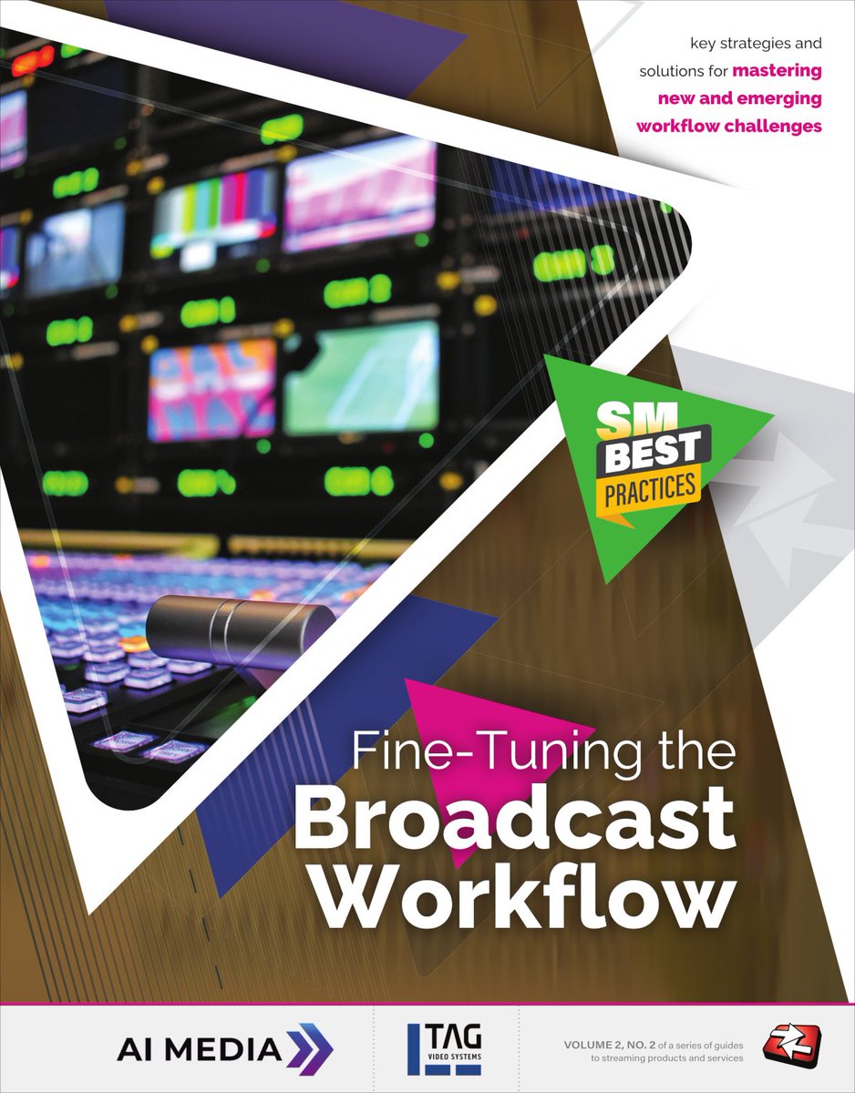 streamingmedia's tweet image. Transform your broadcast workflow with our latest report! Discover cloud solutions, automation, and IP integration strategies. Download &apos;Best Practices for Fine-Tuning the Broadcast Workflow&apos; guide now! #BroadcastTech #CloudSolutions #IPInfrastructure ow.ly/wVBp30sEobo