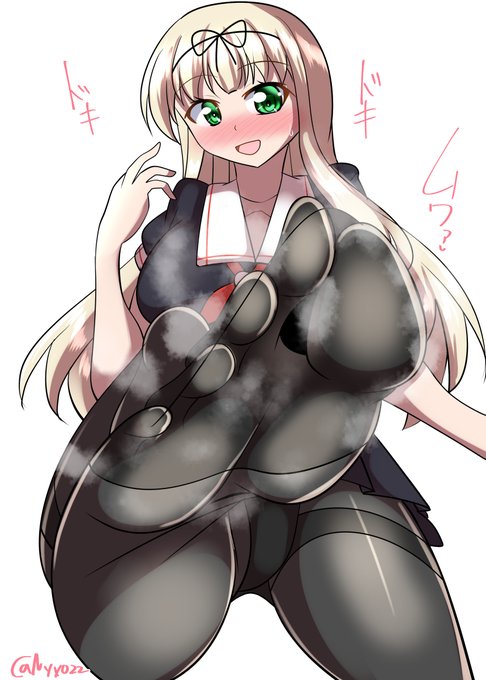 「夕立の足裏…くさくないっぽい…?///」 ムレムレ黒タイツぽいさん(ˇωˇ)  進水日おめでとう!(連続1568日目  #艦これ版真剣お絵描き60分一本勝負_20240621 #艦これ版深夜の真剣お絵描き60分一本勝負 #めび環んどろ #10000日チャレンジ #夕立進水日 