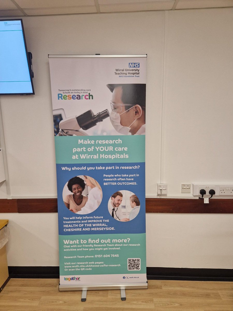 WUTHresearch (@wuthresearch) on Twitter photo Look out for our new Research posters in Arrowe Park and Clatterbridge Hospital, promoting Research at WUTH for staff and patients, contact us if you would like to find out more about Research at WUTH <a href="/WUTHnhs/">Wirral NHS Hospitals - Arrowe Park & Clatterbridge</a> <a href="/WUTHstaff/">WUTH Staff</a> Look out for our new Research posters in Arrowe Park and Clatterbridge Hospital, promoting Research at WUTH for staff and patients, contact us if you would like to find out more about Research at WUTH <a href="/WUTHnhs/">Wirral NHS Hospitals - Arrowe Park & Clatterbridge</a> <a href="/WUTHstaff/">WUTH Staff</a>