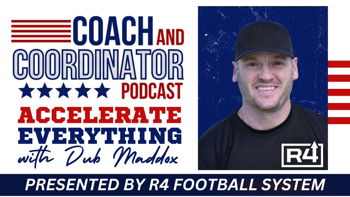 Keith Grabowski π Coach and Coordinator Network (@coachkgrabowski) on Twitter photo π¨New Series Alert!π¨
Next week (Tuesday) <a href="/CoachDubMaddox/">Dub Maddox</a> is back with our Accelerate Everything Series presented by R4 Football System.
We kick it off with a detailed conversation with <a href="/blitzologyblog/">Blitzology</a> <a href="/BrianMVaughn/">Brian Vaughn</a> π¨New Series Alert!π¨
Next week (Tuesday) <a href="/CoachDubMaddox/">Dub Maddox</a> is back with our Accelerate Everything Series presented by R4 Football System.
We kick it off with a detailed conversation with <a href="/blitzologyblog/">Blitzology</a> <a href="/BrianMVaughn/">Brian Vaughn</a>