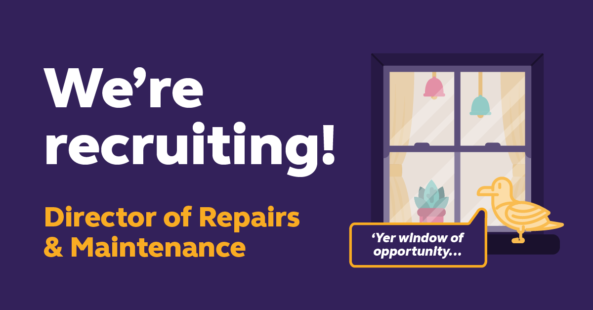 Director of Repairs and Maintenance, we know you're out there! 🏡

You don’t need a background in housing but senior experience in services, repairs, property services, or similar - that'd be fab. Oh, and you gotta love change!

Find out more &amp; apply ⬇️
ow.ly/whcM50Sn4PT