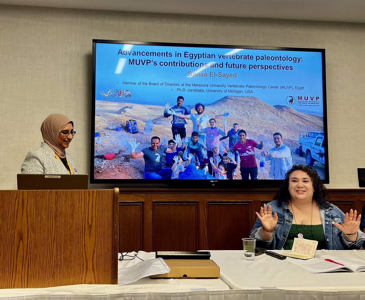 heshamsallam's tweet image. Sanaa El-Sayed, a senior student of the Egyptian team, presenting MUVP research and outreach activities at #NAPC2024 . @SanaaEgypt is currently a PhD student at Michigan University working with @Friedman_Lab 
#SallamLab #MUVP #Egypt