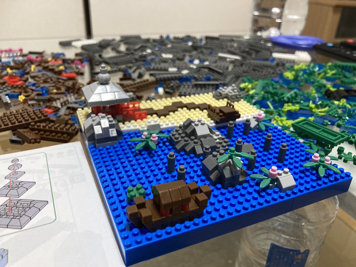 ここまで作るのに2時間半🫠