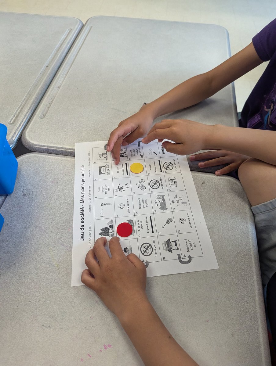 CCapern's tweet photo. So much fun playing our "jeu de société" this morning. 🎲 https://t.co/I7jle8VqRK
