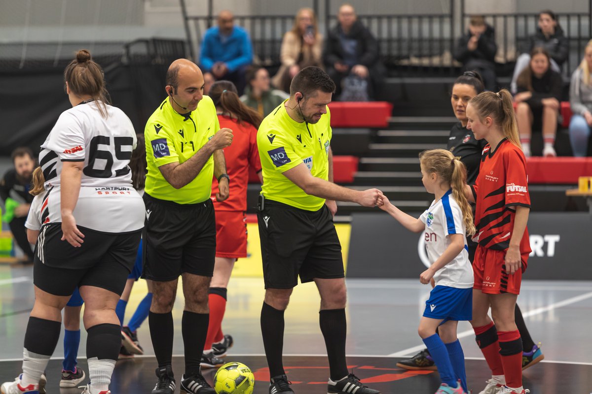 FAFutsalRefs's tweet photo. PROGRESSION PATHWAY | Calling all qualified Futsal referees, our progression pathway is now open. Whatever your ambition the pathway has an opportunity to you 💪 Applications 👇
🔗https://t.co/mh63keGJXs https://t.co/NaRFn9CrVD
