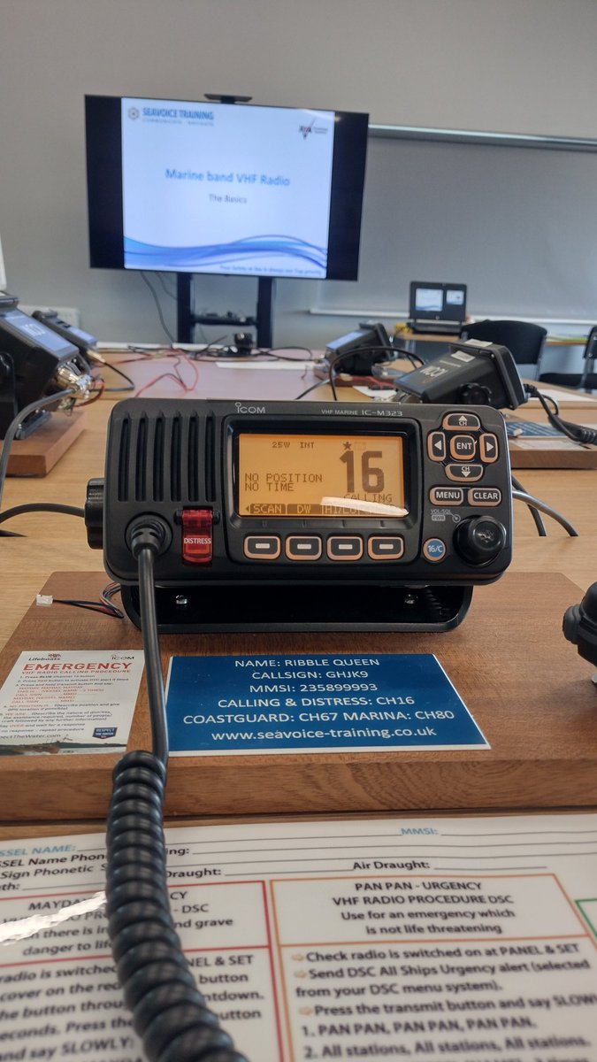 It's been a while since we last run the VHF radio course.