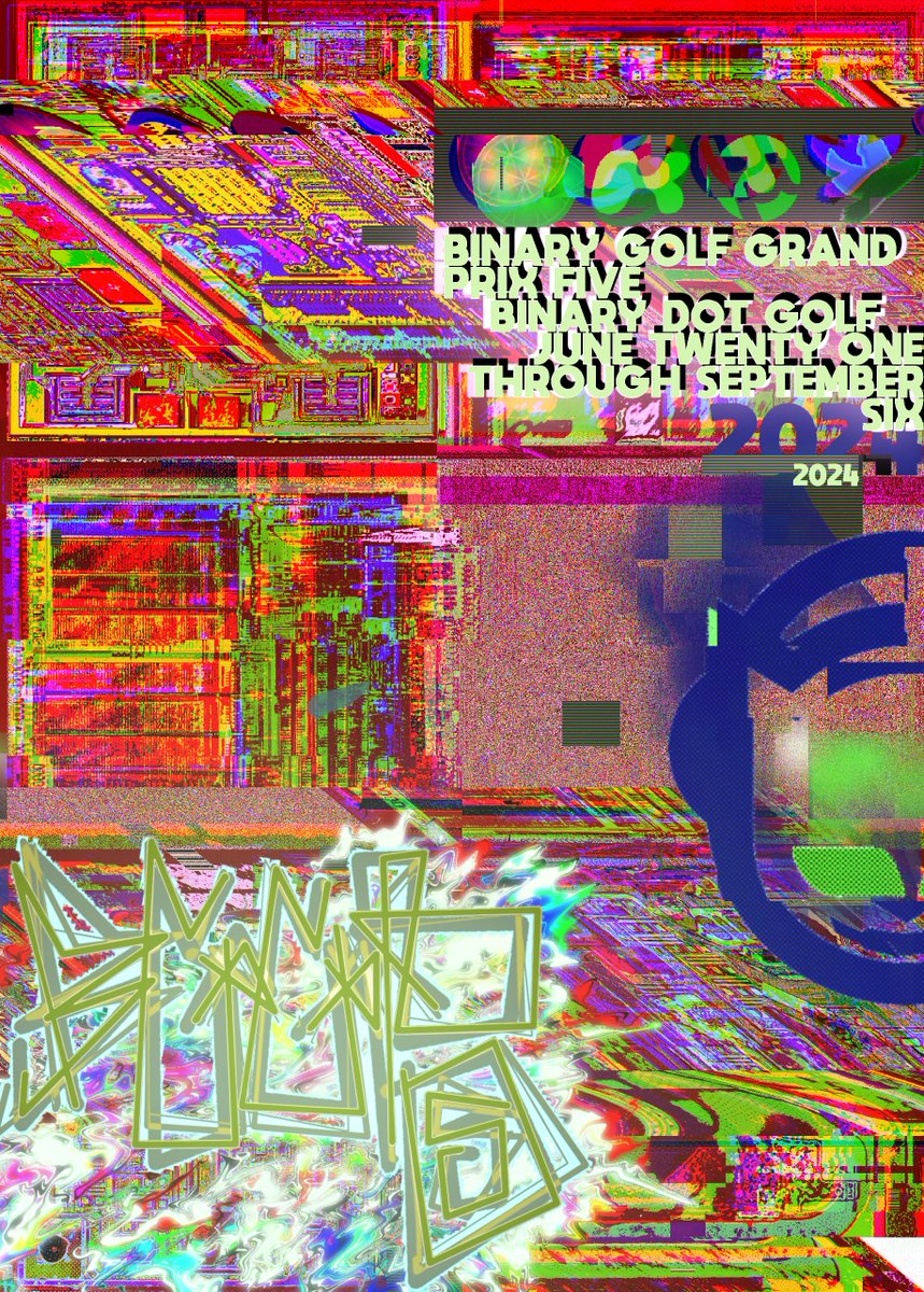 binarygolf's tweet image. Binary Golf Grand Prix 5 begins now!
#BGGP5 theme: "Download"
Challenge Announcement: binary.golf/5