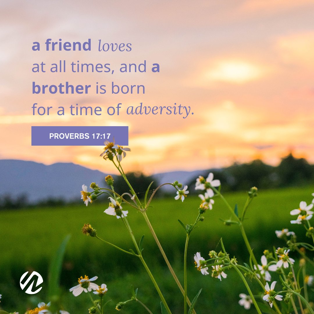 InternatMin's tweet image. “A friend loves at all times, and a brother is born for a time of adversity.” - Proverbs 17:17

Tag your friend in the comments below!

#InternationalMinistries #WeeklyScripture #BibleVerse #VerseOfTheDay #Friendship