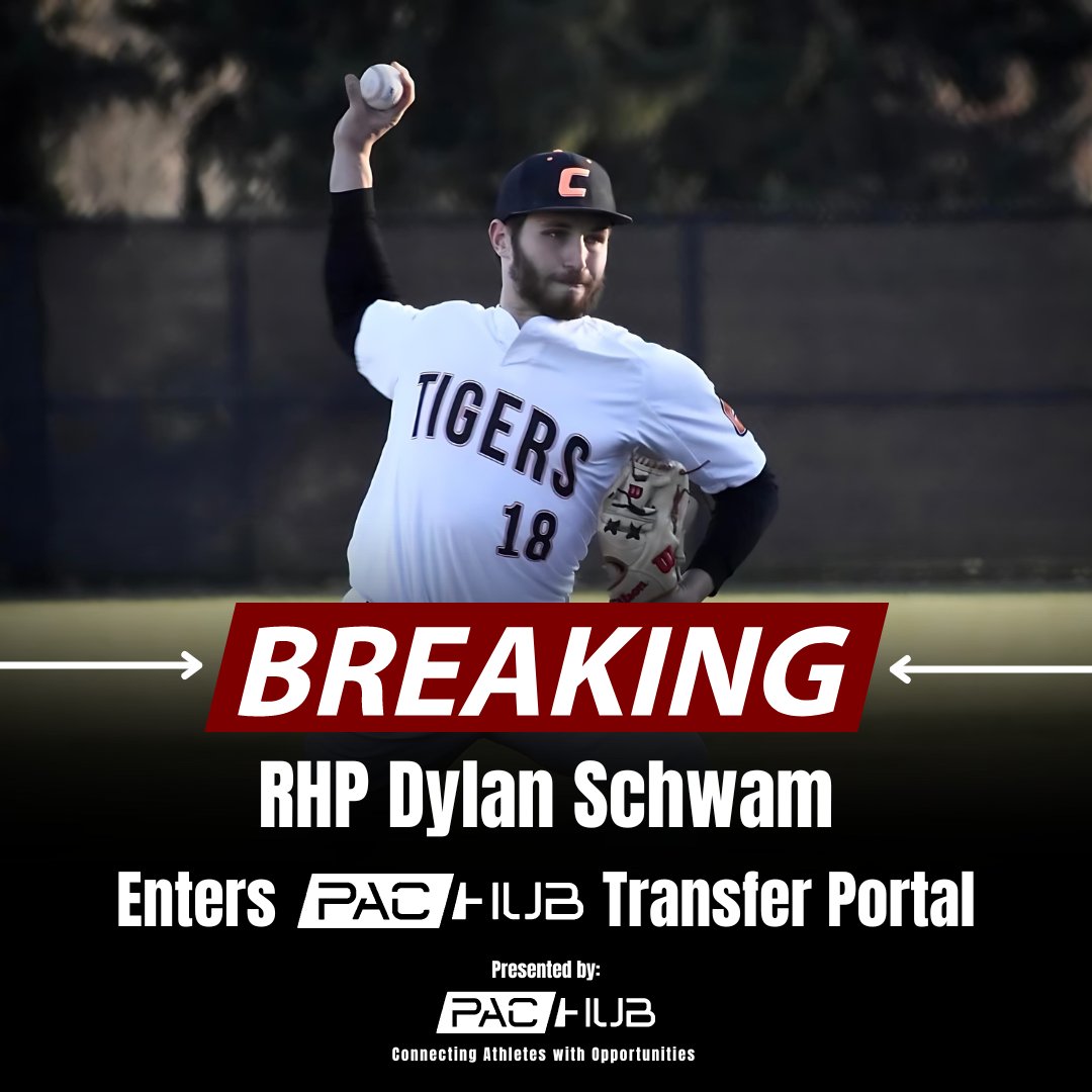 PacHub_'s tweet photo. Dylan Schwam, RHP, transfer from @CobleskillBase , playing @d3baseball, has entered the PAC-Hub Transfer Portal! 🎉 2 years of eligibility remaining.

👉https://t.co/AuMeQxUknY
GET NOTICED 👆JOIN TODAY!

@DylanSchwam #NCAABaseball @EliteRecruits_ @BUncommitted @NextLVLProspect @_EdwardCruz_