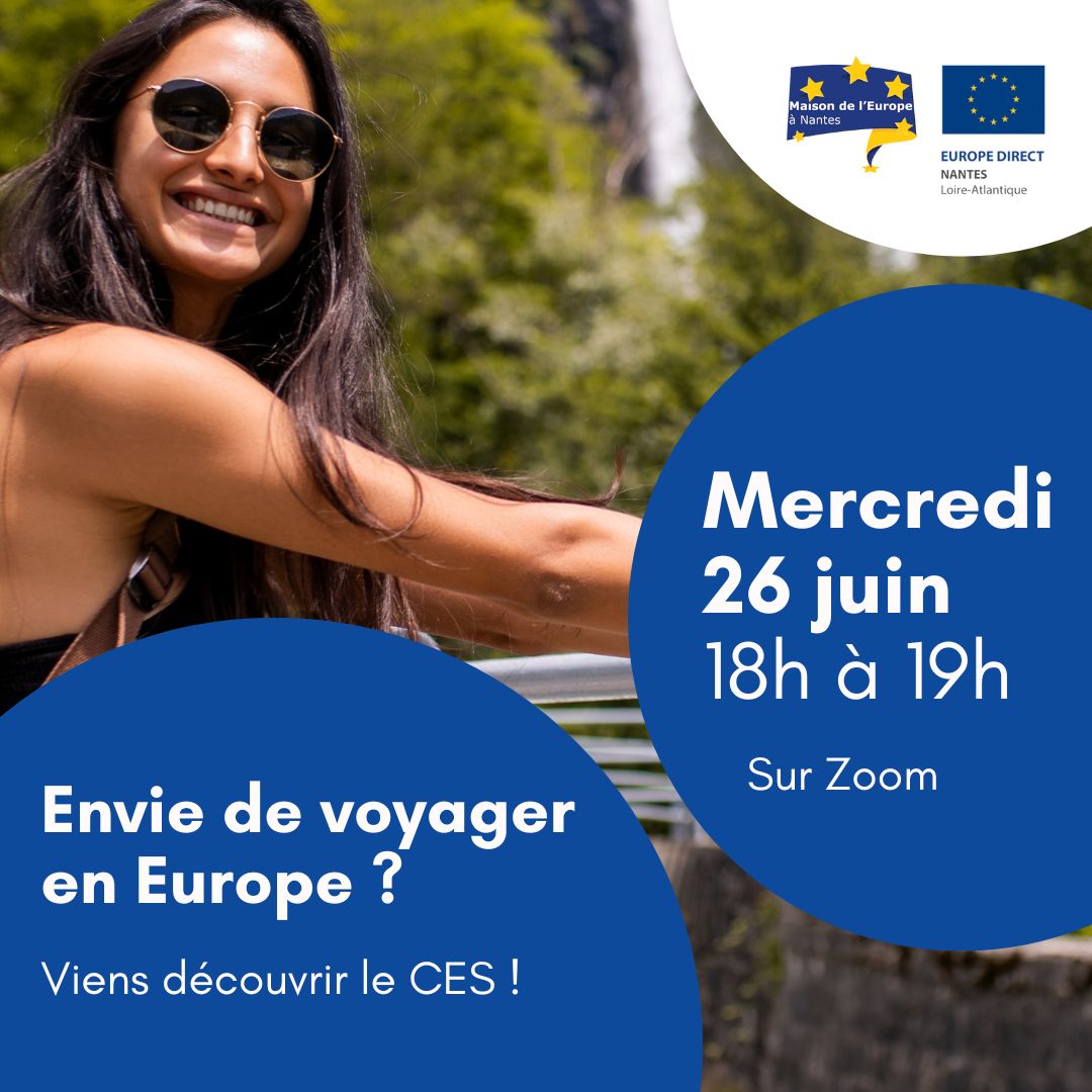 [MOBILITÉ] 🌍 Réunion d'information - Le Corps Européen de Solidarité (CES)

🚀 La Maison de l'Europe Nantes organise le 26 juin à 18h une réunion d'information pour présenter le Corps Européen de Solidarité (CES).

👉 Inscription à mobilite@maisoneurope-nantes.eu