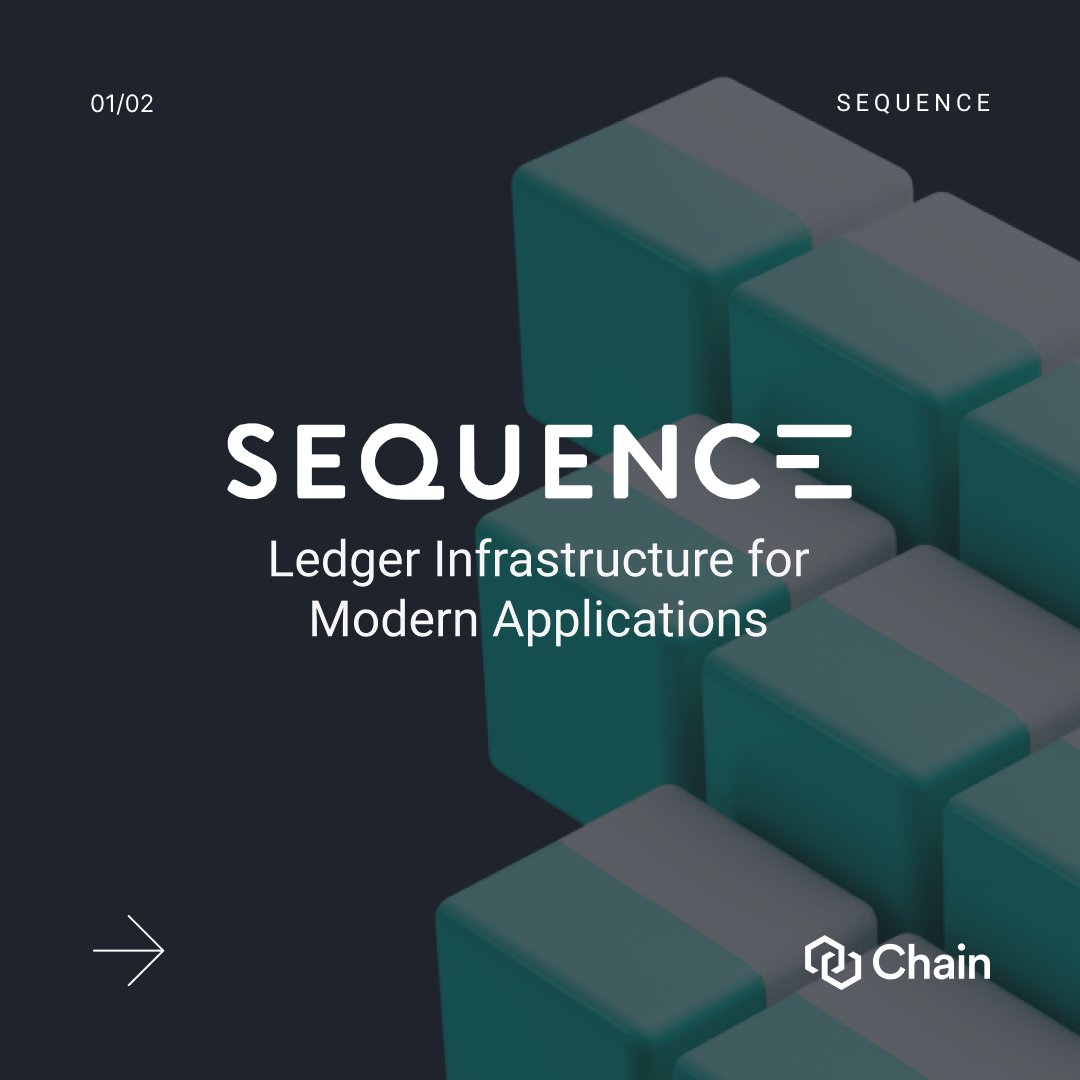 Chain's tweet image. Streamline the complex processes of managing and maintaining your application&apos;s ledger by integrating #ChainSequence. ⛓️ 

Learn more ➡️ ow.ly/OIp350SkWej