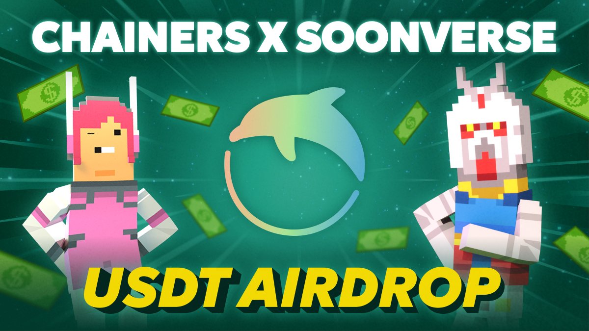 Chainers π (@chainersgame) on Twitter photo πΈ EXCLUSIVE USDT AIRDROP πΈ
CHAINERSxSOONVERSE COLLABORATION ππ€π¬
Shut up, and take our money, buddy π« 250 USDT between 5 winners!
So, just:
π€³ Follow <a href="/ChainersGame/">Chainers π</a> and <a href="/soon_verse/">soon_verse</a>
π RT & Like this post
π JOIN TG GROUP OF CHAINERS β t.me/ChainersNFT
π¬ JOIN TG πΈ EXCLUSIVE USDT AIRDROP πΈ
CHAINERSxSOONVERSE COLLABORATION ππ€π¬
Shut up, and take our money, buddy π« 250 USDT between 5 winners!
So, just:
π€³ Follow <a href="/ChainersGame/">Chainers π</a> and <a href="/soon_verse/">soon_verse</a>
π RT & Like this post
π JOIN TG GROUP OF CHAINERS β t.me/ChainersNFT
π¬ JOIN TG