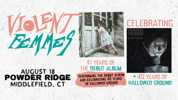 Manic Presents (@manicpresents) on Twitter photo ON SALE NOW: Violent Femmes performing the debut album and celebrating 40 years of "Hallowed Ground" at <a href="/powderridgepark/">Powder Ridge Park</a> on Aug 18th!
Tickets and info: eventbrite.com/e/violent-femm… ON SALE NOW: Violent Femmes performing the debut album and celebrating 40 years of "Hallowed Ground" at <a href="/powderridgepark/">Powder Ridge Park</a> on Aug 18th!
Tickets and info: eventbrite.com/e/violent-femm…