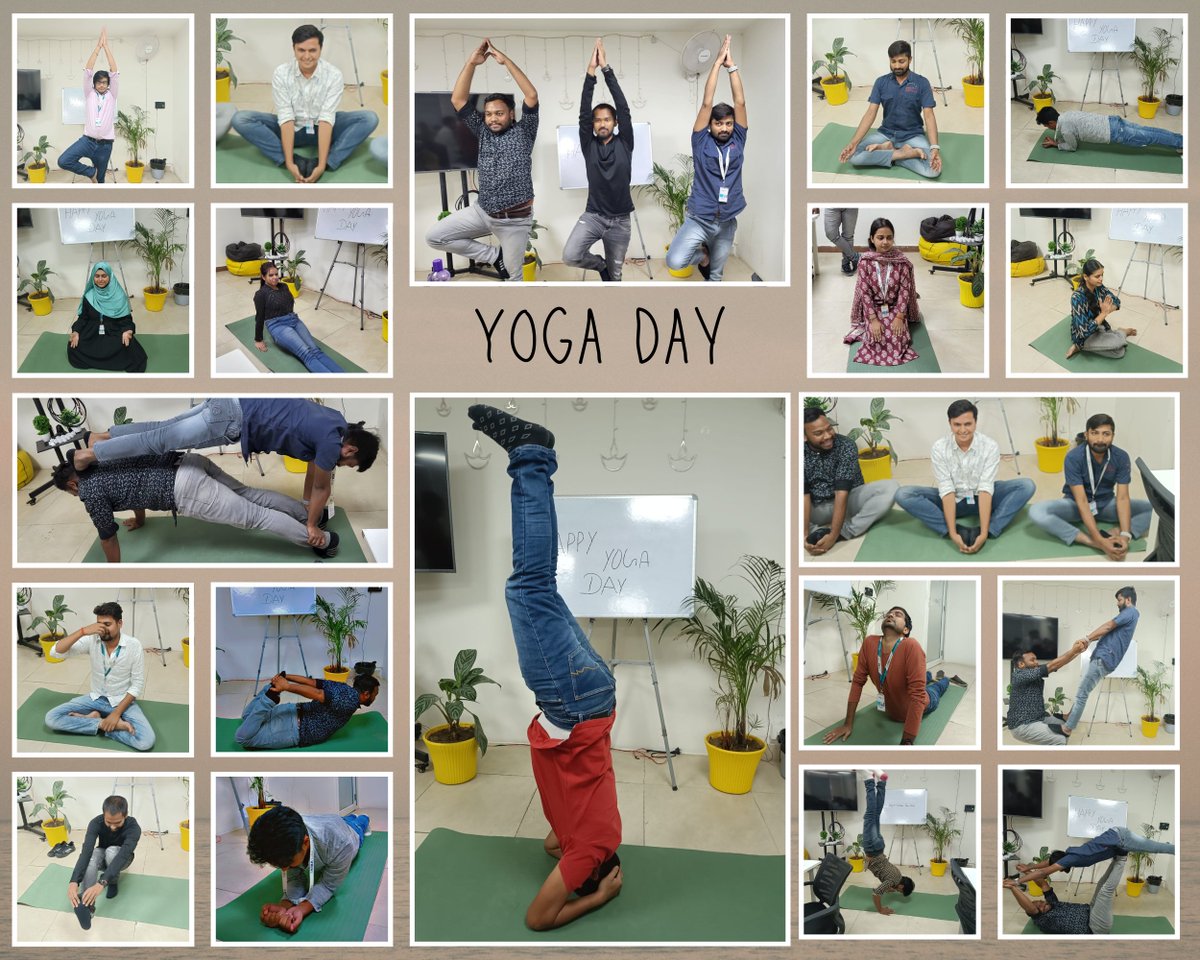 KIBA_India's tweet image. On June 21st, we celebrated International Yoga Day with fun and wellness activities for everyone!
A big thank you to everyone who participated and made the day a success. 
#InternationalYogaDay #KibaLabs #TechAndWellness #BalanceInLife #HealthyTechLife