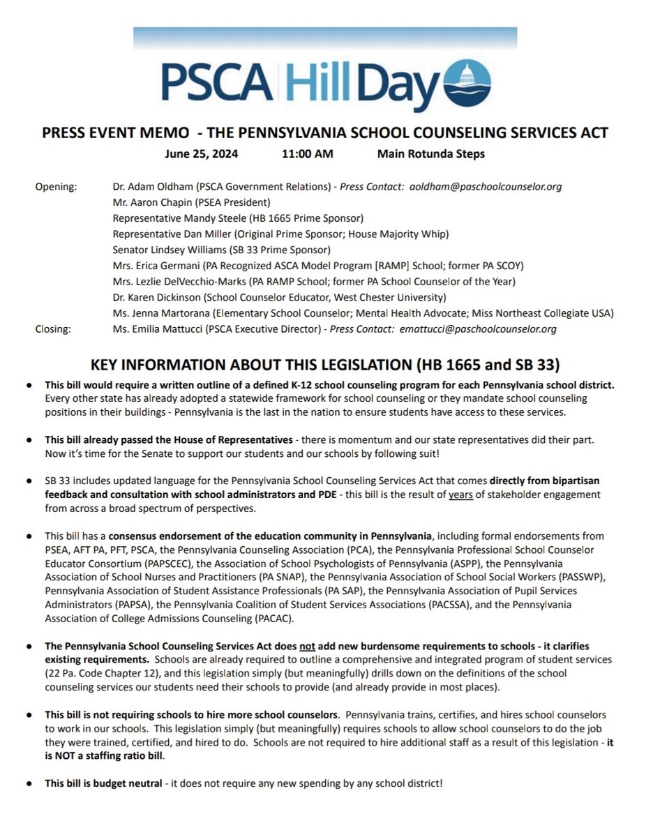 Thanks to <a href="/myPSCA/">myPSCA</a> for organizing this &amp; clarifying why school counselors' support is essential for all students! <a href="/newskag/">Kristen Graham</a> <a href="/iamchanelhill/">Chanel Hill</a> <a href="/ALDIANews/">AL DÍA News</a> <a href="/billy_penn/">Billy Penn</a> <a href="/PennLive/">PennLive.com</a> <a href="/PittsburghPG/">Pittsburgh Post-Gazette</a> <a href="/mcall/">The Morning Call</a> <a href="/ReadingEagle/">The Reading Eagle</a> <a href="/centredaily/">Centre Daily Times</a> <a href="/timestribune/">The Times-Tribune</a> <a href="/TribLIVE/">TribLIVE.com</a> <a href="/LancasterOnline/">LNP | LancasterOnline</a> <a href="/YorkDispatch/">York Dispatch</a>