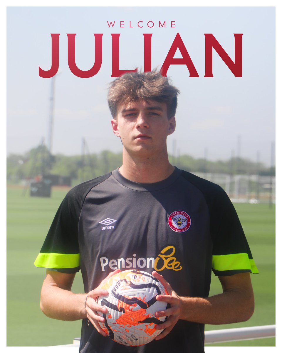 BrentfordFCPDP's tweet photo. Welcome to Brentford, Julian Eyestone✍️ 

➡️ https://t.co/0lqHktpDwC

#BrentfordB | #BrentfordFC https://t.co/FXHtdZfhwa