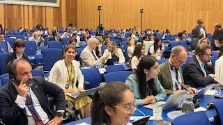 During #COPUOS2024, 3 🇫🇷 companies have expressed their views on sustainability of space activities:
🛰️a data service provider <a href="/SAFRAN/">Safran</a> 
🛰️a space logistics company <a href="/exotrail/">Exotrail</a> 
🛰️an operator <a href="/EutelsatGroup/">Eutelsat Group</a>
👉coordinated regulation is key to ensure a safe &amp; secure space environment