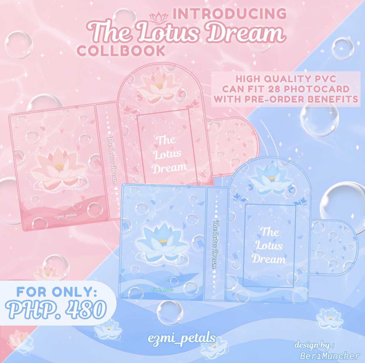 Ezmi_petals's tweet photo. 🫧🪷introducing "The Lotus dream" collbook🪷🫧
WTS LFB
high quality pvc
can fit 28 photocards
with 2 pre-order benefit
For only:
480
Dm to secure ><
#lotus #collbook #kpop #wts #lfb https://t.co/YaaS0X8twO