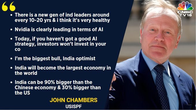 VidarbhaPutra's tweet image. India can be 90% bigger than Chinese economy and 30% bigger than US.
#ModiThirdTerm