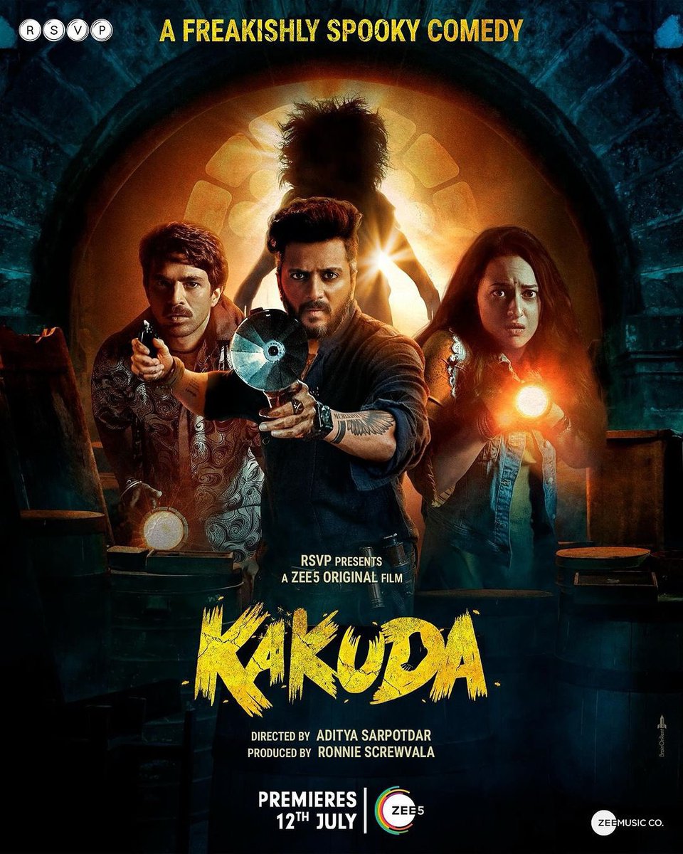 Gulraj_Singh's tweet image. My next Spooky Musical Adventure..!! Coming soon..!!
Purushon Ke Hit Mein Jaari⚠️ #Kakuda aa raha hai ‘12
July’ ko, toh ghar pe rahein aur theek 7:15 baje, darwaza khula rakhna naa bhoolein 👻

Kyunki #AbMardKhatreMeinHai, #Kakuda only on #ZEE5
#KakudaOnZEE5