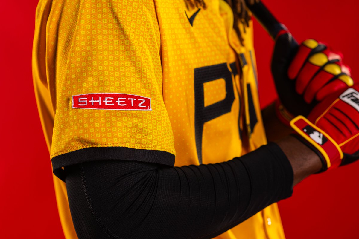 Pirates's tweet photo. Two iconic Pittsburgh brands coming together.

Welcome to the family, @sheetz! 💛 https://t.co/MyhYdY3pSe