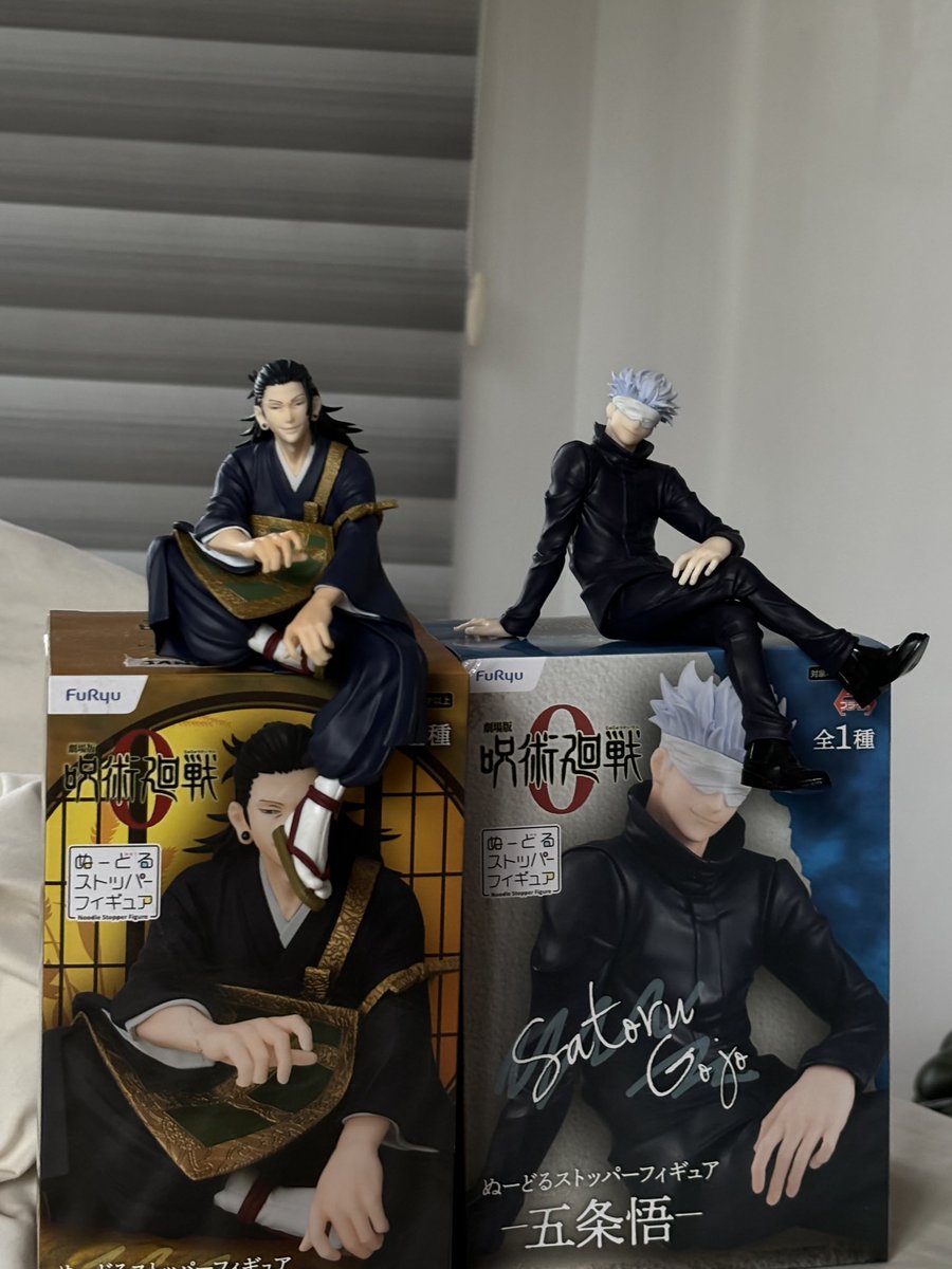 privvyutaa's tweet photo. SELLING • wts lfb jujutsu kaisen ph jjk 

⤷ (Vol. 0) Gojo &amp; Geto Noodle Stopper (NS) Set - ₱2,000

• Geto NS is from the March 2024 Rerelease hehe

⋆˚｡୨⟡ location: lagro, quezon city
⋆˚｡୨⟡ mop: unionbank | +₱15 if gcash
⋆˚｡୨⟡ mod : grab, lalamove, LBC https://t.co/wtmeZqZFJs