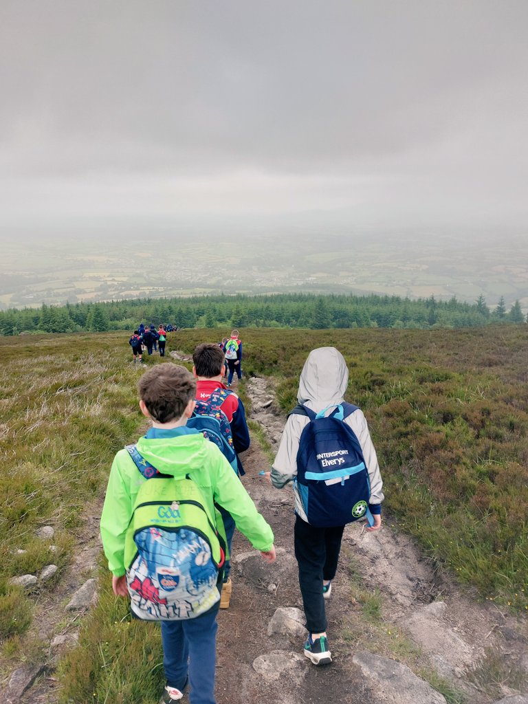 What a day! We had great fun again this year on our annual Brandon Hill Hike.Really impressed by the new cross. We even made it down before the rain 🙌