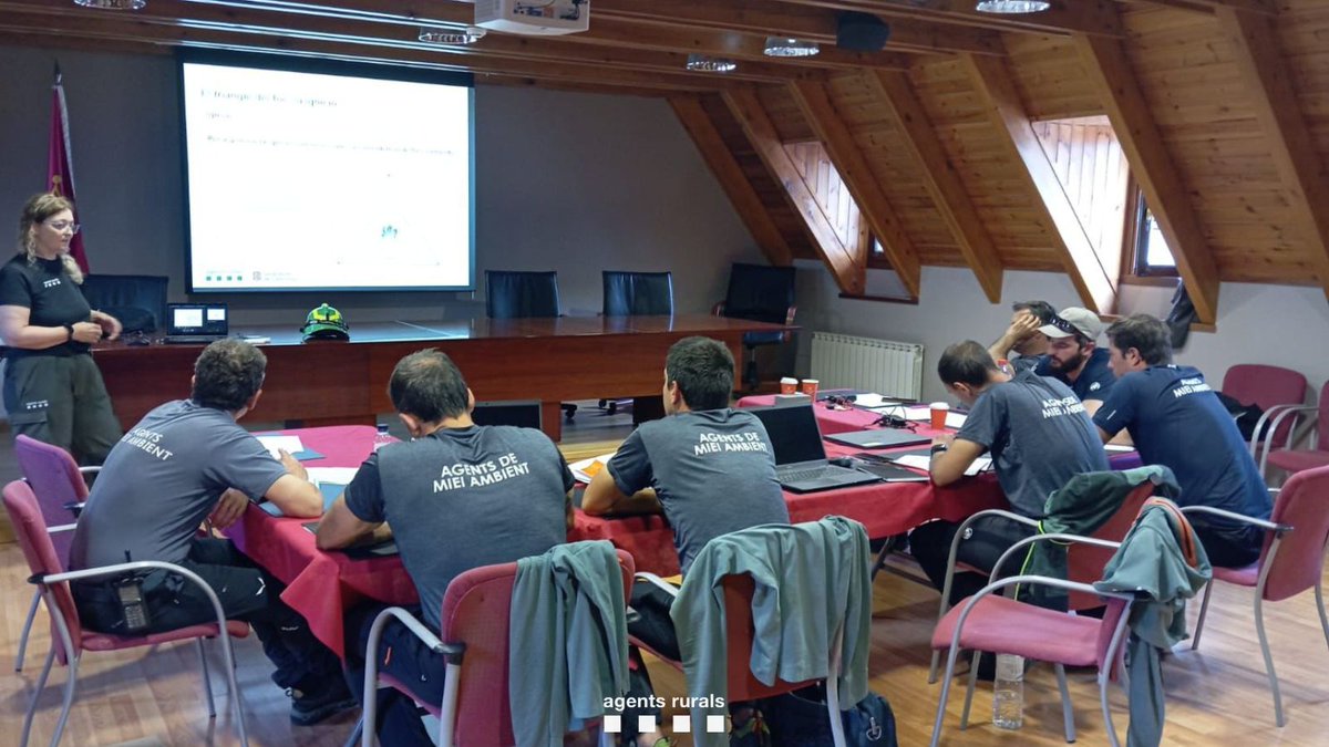 agentsruralscat's tweet photo. 🔎🔥 Aquesta setmana hem fet un curs sobre prevenció i investigació de causes d'incendis a agents de Miei Ambient del Conselh Generau d'Aran @conselharan 

Formació impartida per una Agent Major d'Incendis Forestals i un agent del #GECAJcar

🤝 Treballem per a prevenir els #IIFF! https://t.co/h4IDcVtQE9