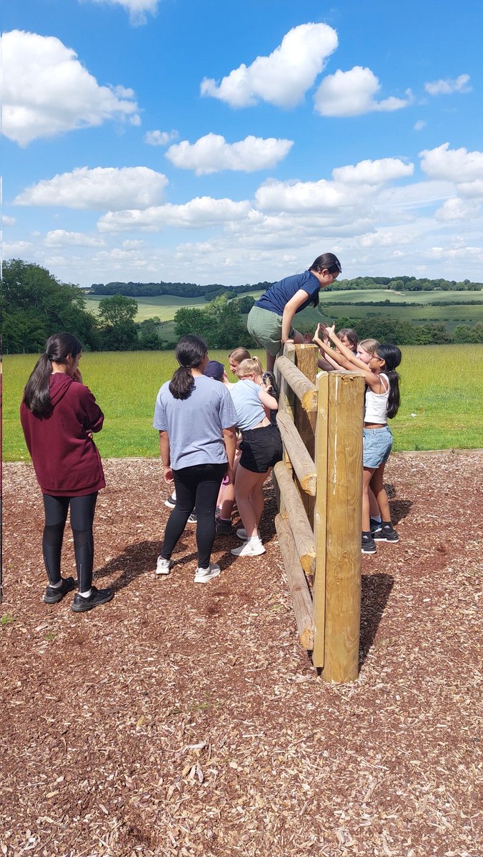 STAHSCoCurric's tweet photo. Teambuilding on the challenge course! https://t.co/MvJyKwLLKh