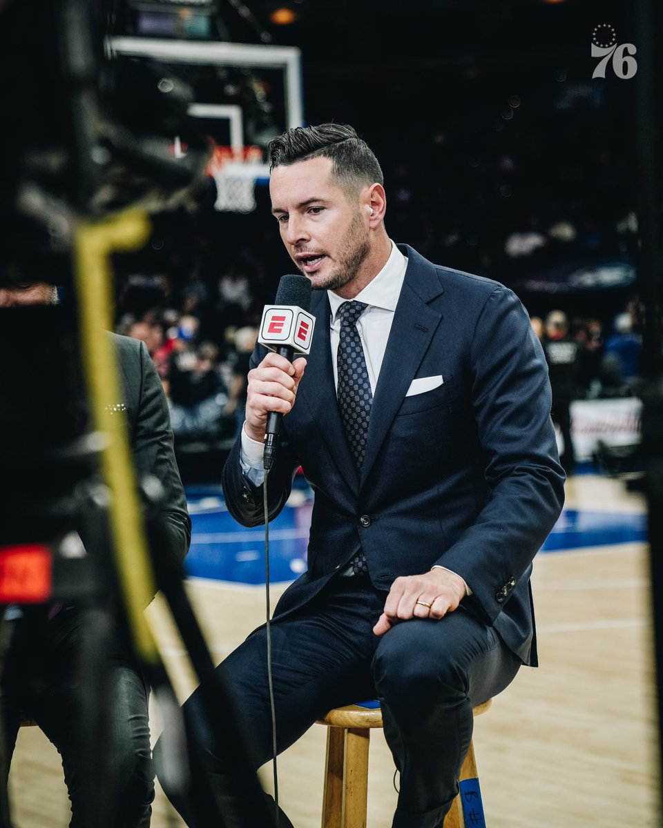 GotEm_Coach's tweet photo. Like Pat Riley before him, JJ Redick can bring professionalism and sophistication back to Los Angeles. https://t.co/i62Ja5903z